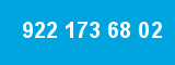 922 173 68 02 922 173 68 02